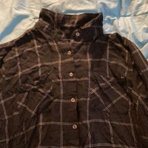 Long sleeve button down.